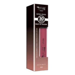 Batom Liquido Matte 30 Horas Nude Cor 654 Max Love 4Ml
