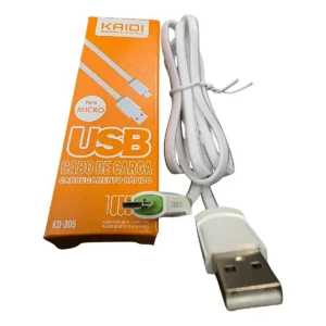 Cabo Carregador De Dados Usb (V8) 1M Kaidi- Kd-305