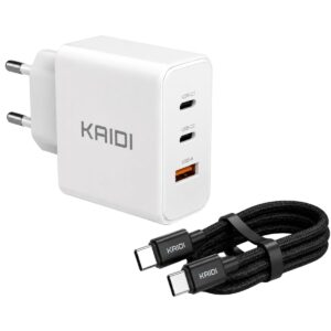 Carregador Turbo Kaidi KD-665CC com Cabo Tipo C
