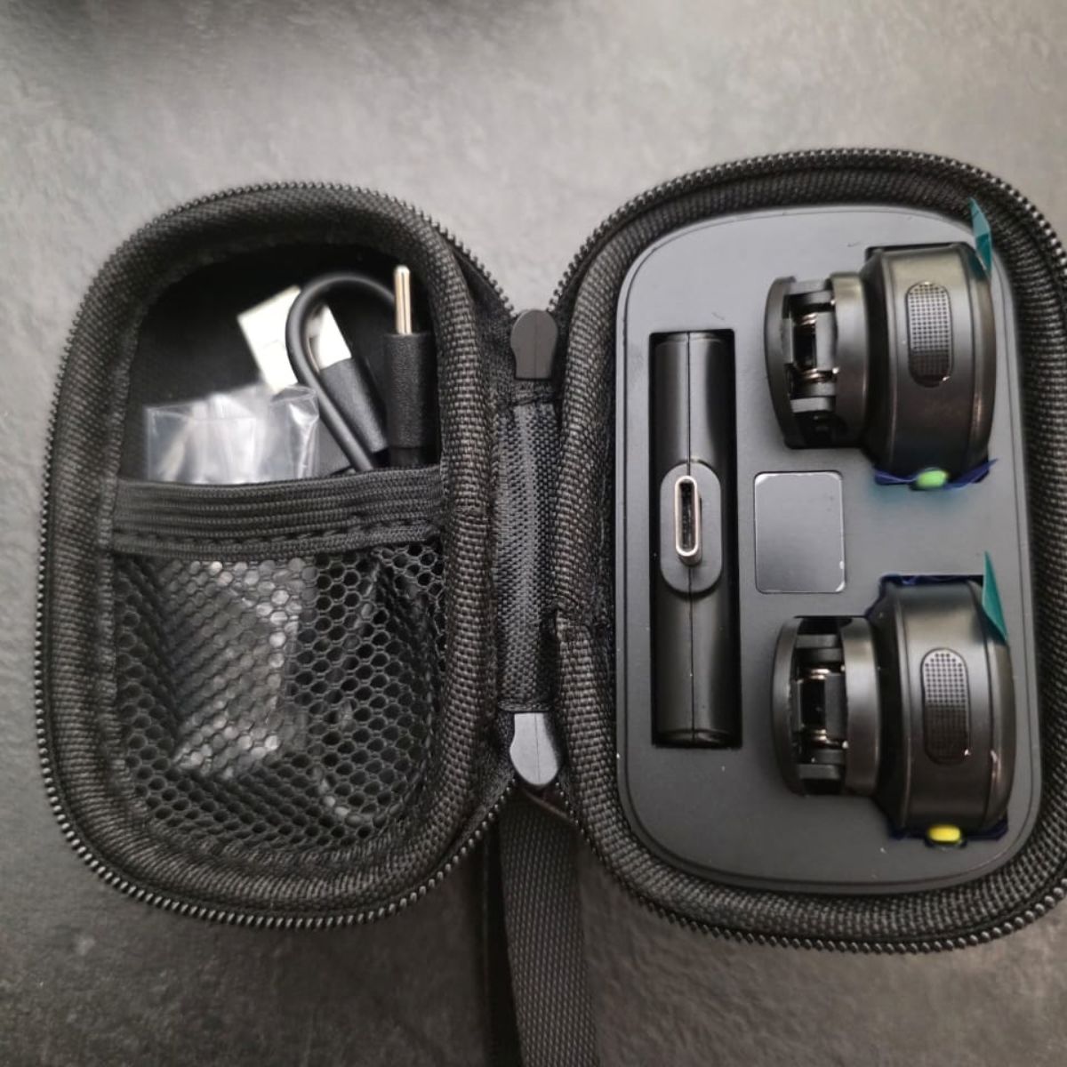 Microfone Lapela A'Gold Pro MCF-38 Duplo Usb-C e Lightning - Imagem 2
