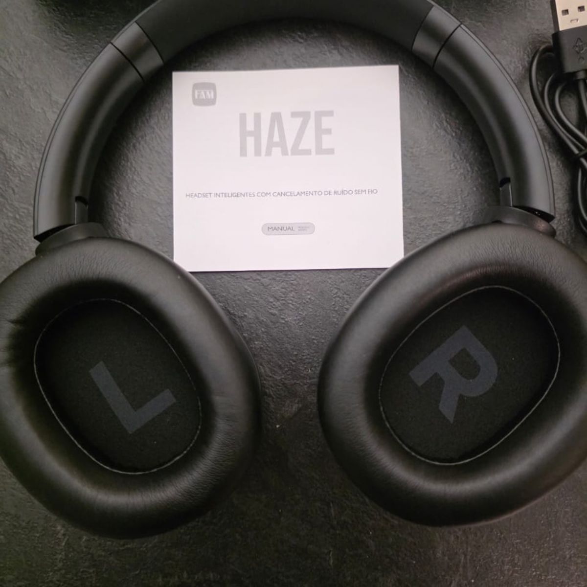 Fone Bluetooth FAM Haze A070n ANC 60h Com Microfone - Imagem 5